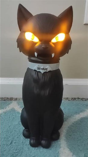 Dollar Tree Halloween tabletop cat animatronic #halloween #2025