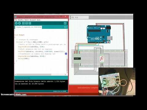 TUTORIAL ARDUINO - Display 7 segmenti con 74HC595