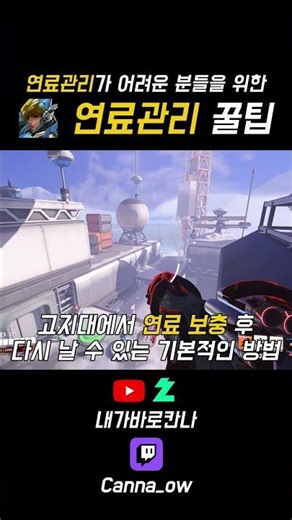 Fuel Management Tips from a RANK1 Pharah #overwatch #pharah