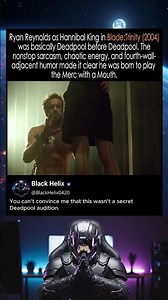 Did you know when did Ryan Reynolds comedic character started?