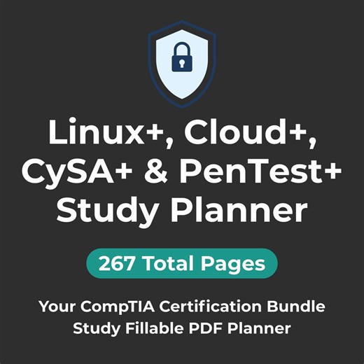 Comptia Certification Bundle Linux Plus Cloud Plus Cysa Plus Pentest Plus Study Guide Digital Download Instant Download Dark Mode - Etsy