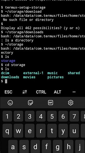 how to access storage termux android