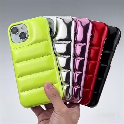 Laser Aurora Down Jacket All-inclusive Phone Case