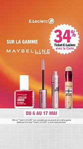  Mascara, fond de teint, rouge à lèvres...  La beauté est accessible à tous avec E.Leclerc ! | E.Leclerc | Facebook