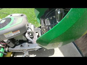 How to do 100 hour maintenance on John Deere d105