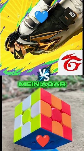 free fire vs cube 🤔 #shorts #cube #viralvideo