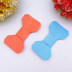 How to Make a Paper Ribbon/Bow Step by Step | Origami Bow Making | Easy Paper Crafts Without Glue | Creative Art & Craft Ideas