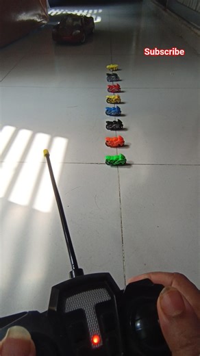 remote control raceing car vs mini raceing bikes accident video.#remotecontrolcar #toyscars accident