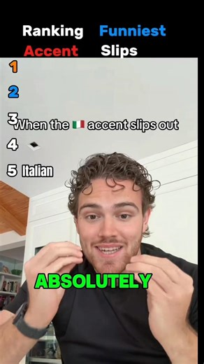 Ranking Funniest Accent Slips #shorts #ranking #top5 #funny #shortsviral