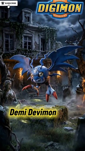 What will Demi Devimon evolve into? #digimon #ai #shorts #lecaidss