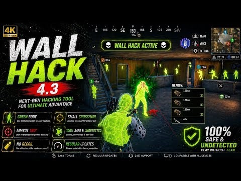 BGMI 4.3 GREEN BODY WALLHACK AIMBOT HACK CONFIG 4.3 | WALLHACK 4.3 BGMI | BGMI GREEN BODY NO RECOIL