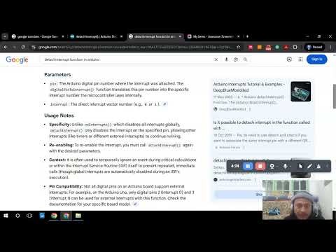 Function External Interrupts Detach Interrupt Arduino IDE