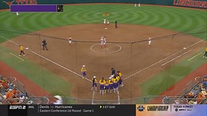 THE TIGERS TAKE THE LEAD 👀 #NCAASoftball x 🎥 ESPN2 / LSU Softball | NCAA Softball
