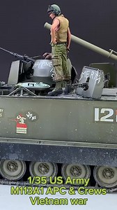 eBay : https://ebay.us/m/RDcE6h Get your hands on these expertly painted 1:35 scale US M-113A1 Vietnam War tank crew figures! Perfect for military model enthusiasts aged 14 . Made of resin and ready to display. 🇺🇸🎨 #MilitaryModels #VietnamWar #ScaleModels #TankCrew #Miniatures | Pro Built Model