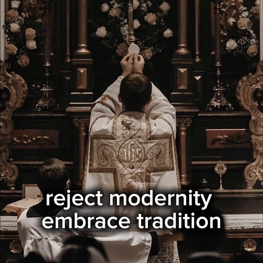 Submit to Rome hehe #catholic #truechurch #eucharist #trad | Catholic