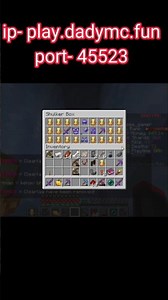 🔥 OP Loot Shulker Open! 🤯Welcome to one of the best Minecraft Public Servers #short ‪@Kirat_XD99‬
