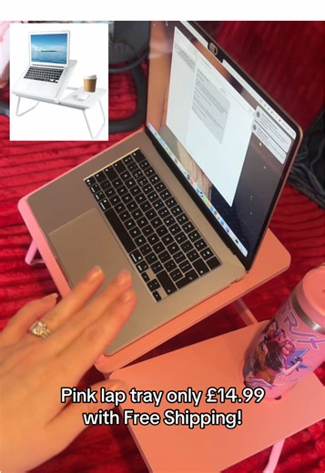 She’s going to love this! will be perfect on her bunk bed so she can do her homework away from her little sisters☺️#laptoptable #laptray #homework #bedtable #foldabledesk