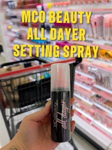 @mcobeauty us & @SKINDINAVIA All Dayer Setting Spray now at @target ! Not a dupe, this setting spray features the temperature control patented technology! Keeps makeup in place for 16 hours! Have you spotted this new item at Target? #mcobeauty #settingspray #targetbeauty #affordablemakeup #newrelease @MCoBeauty