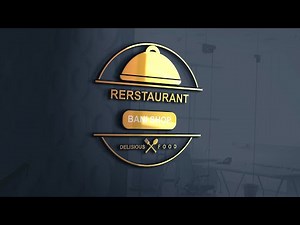تصميم لوجو شعار مطعم على برنامج فوطوشوب 2022