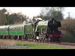 60103 "Flying Scotsman" running on the Swanage Railway - March 2019