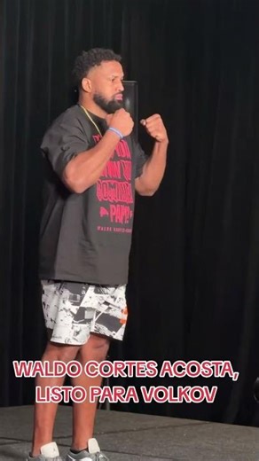 WALDO VA POR LA CABEZA DE VOLKOV! 🥊#waldocortesacosta #ufc #ufac328