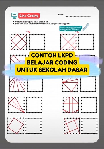 Contoh LKPD Belajar Coding untuk Pemula atau SD