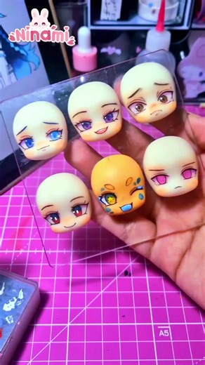 Guía rápida para pintar caritas en chibis