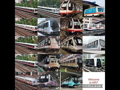 All of the rolling stock on Singapore’s MRT (amended with C151C)
