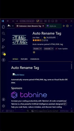 VS code extension you need to now this will save your time