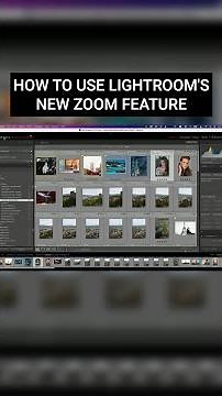 How to Use LIghtroom's New Zoom Feature
