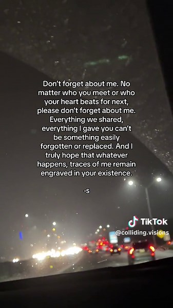 Don't Forget About Me - Memories of Love and Friendship