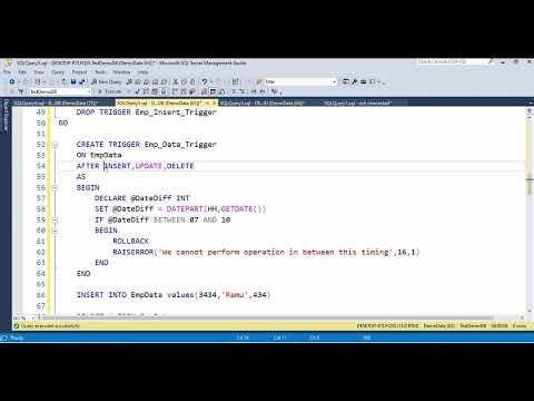Understand about How to Use Triggers in SQL Server Development