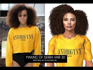 Flexy Hair in Second life - Sierra Speed Video [FULL]