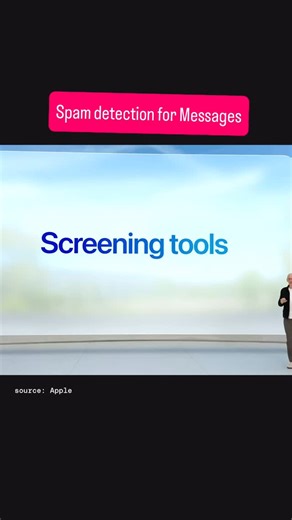 14 reactions · 4 comments | Apple bringing a filter to Messages that can detect Spam and remove them from view in iOS 26 update. #apple #wwdc #technews | The Verge | Facebook