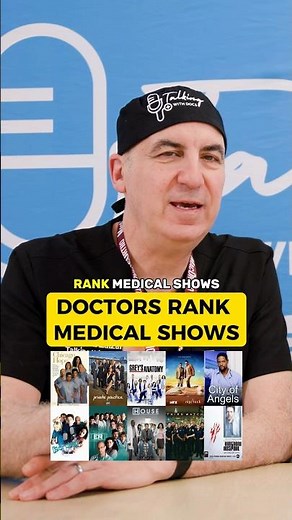 Doctors Rank Top 5 Medical Shows! #shorts