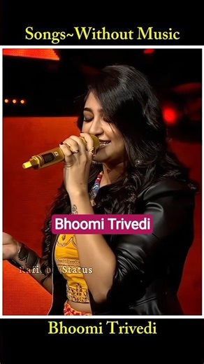 Ram Chahe Leela🥰Songs~Without Music #bhoomitrivedi #hindisong #shorts