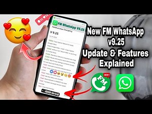 New FM WhatsApp v9.25 Features Explained 2022 | FM WhatsApp V9.25 Update & Features How they Work