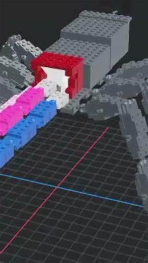 Day 2 of making the Prototype in Lego on MecaBricks! #poppyplaytime #poppyplaytimechapter5 #lego