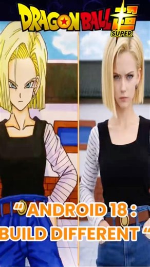 Android 18: Beauty Built for Destruction #animeinreallife #dragonballz #animewoman #viralshorts #ai