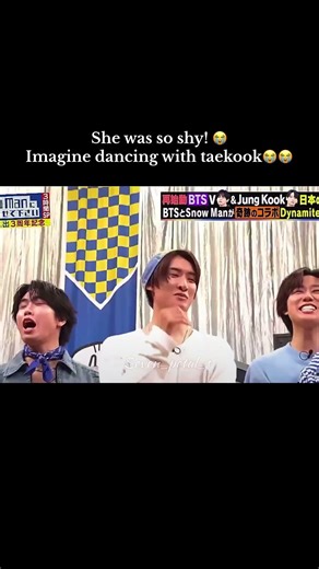 She was so shy meeting taekook 😭