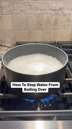 22K views · 47 reactions | How To Stop Water From Boiling Over #howto #boilingwater #ice #lifehack | Blake Reels | Facebook