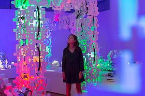 museum of arts and design surrounds visitors in multi-sensory sound installations