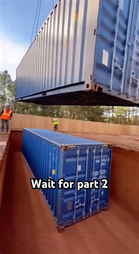 Underground Container Bunker for Living in War #containerhouse #restoration #automobile #ytshorts