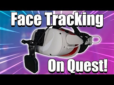 VR Face Tracking On The Quest! HTC Vive Lip Tracker Works On Other Headsets & It's Amazing!