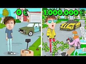 Von 0€ zum MILLIONÄR als YOUTUBER ?!