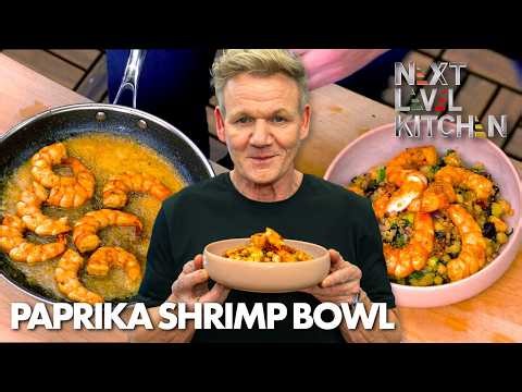 Gordon Ramsay’s 15-Minute Paprika Garlic Shrimp Bowl