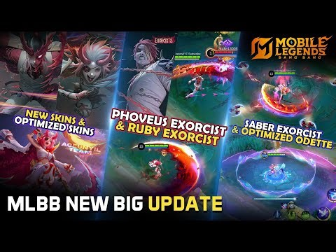 PHOVEUS SABER RUBY EXORCIST SKIN GAMEPLAY | NEW OPTIMIZED ODETTE & LANCELOT VALENTINES | ALU LEGEND
