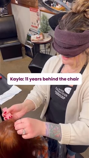 When muscle memory shows up… and when it doesn’t 😂 Our stylists tried the blindfolded foil trend — sectioning, weaving, and foiling without seeing a thing. Spoiler: results may vary. 🤭 #lancasterpasalon #hairchallenge #hairtrend #lancasterpa | Salon Synergy