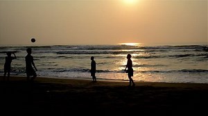 Local People Play Ball Beach Da Stock Footage Video (100% Royalty-free) 8140129 | Shutterstock