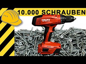 10,000 SCREWS?!? CORDLESS SCREWDRIVER ENDURANCE MEGA TEST! | TOOL NEWS #23